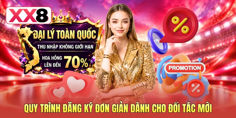 Quy trình đăng ký đơn giản dành cho đối tác mới