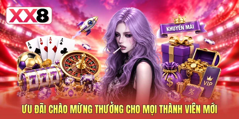 Ưu đãi chào mừng thưởng cho mọi thành viên mới Ưu đãi chào mừng thưởng cho mọi thành viên mới